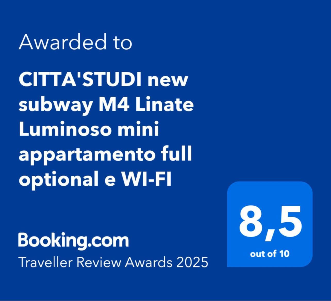 Citta Studi M4 Subway Linate, City Center 10 Min, Luminoso Appartamento Full Optional Wi-Fi Mailand Exterior foto